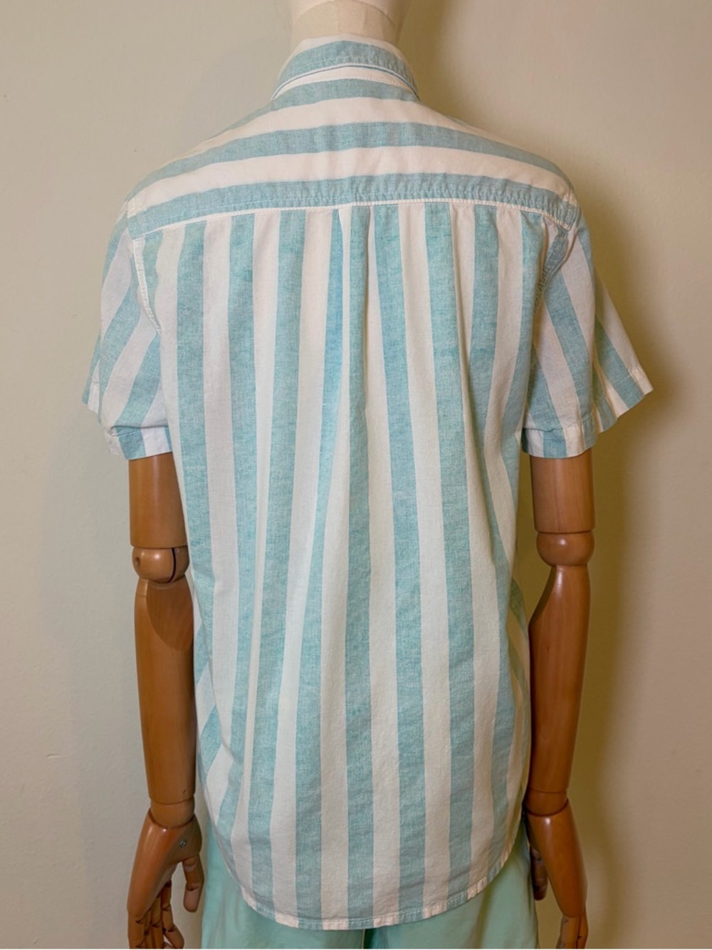 BDG Urban Outfitters Striped Short Sleeve Button Down Shirt Small - Picture 7 of 10